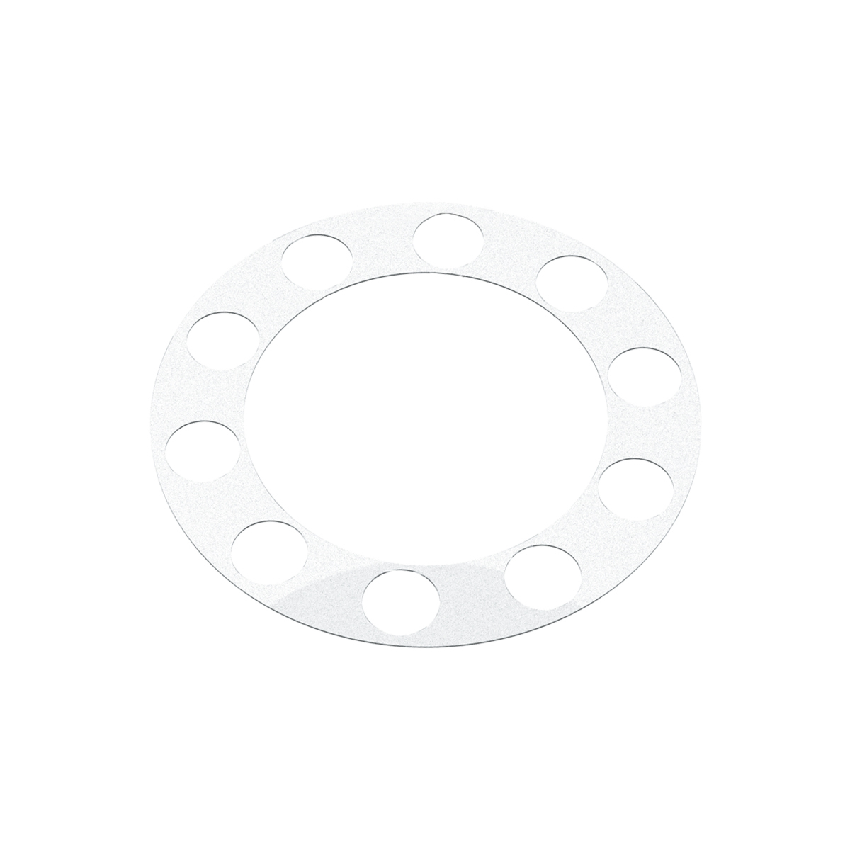 Chrome Plastic Single Hub Design Rear Axle Cover With 33mm Thread-On Nut Covers