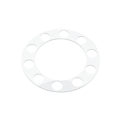 Chrome Plastic Single Hub Design Rear Axle Cover With 33mm Thread-On Nut Covers