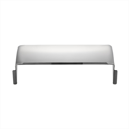 Stainless Steel Visor For 4" X 6" Rectangular Headlight, Curved Top Style