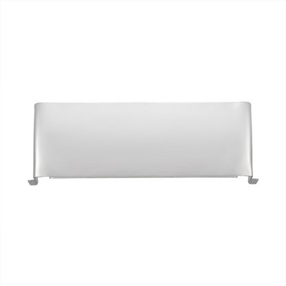 Stainless Steel Visor For 4" X 6" Rectangular Headlight, Curved Top Style