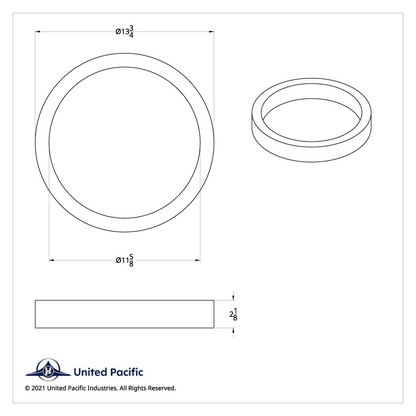Air Filter Element For 14" Chrome Air Cleaner