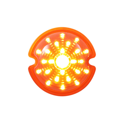 25 LED 12V Front Parking Light For 1953-62 Chevy Corvette, Amber