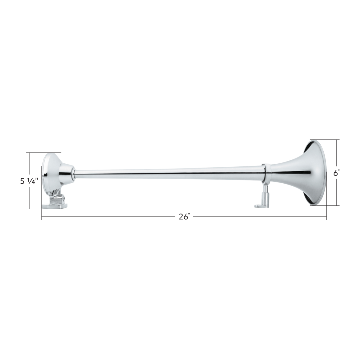 Competition Series 304 Stainless Steel Emergency Tone Horn-26" Length