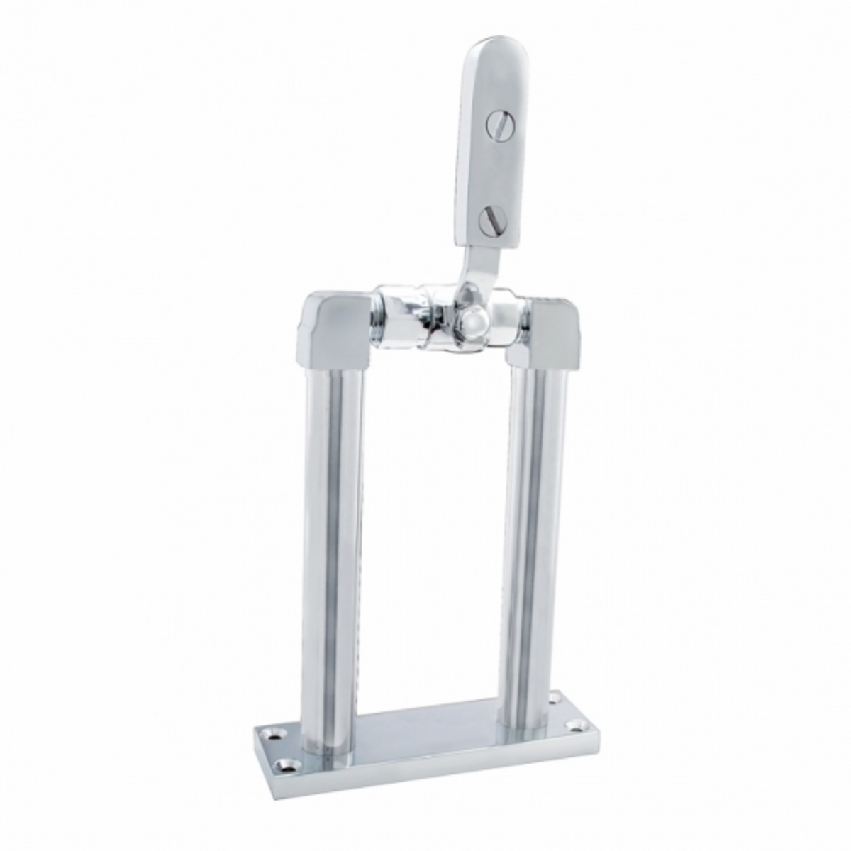 9" Chrome Air Horn Valve Lever With Stand Set