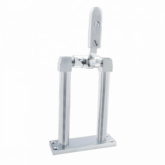 9" Chrome Air Horn Valve Lever With Stand Set