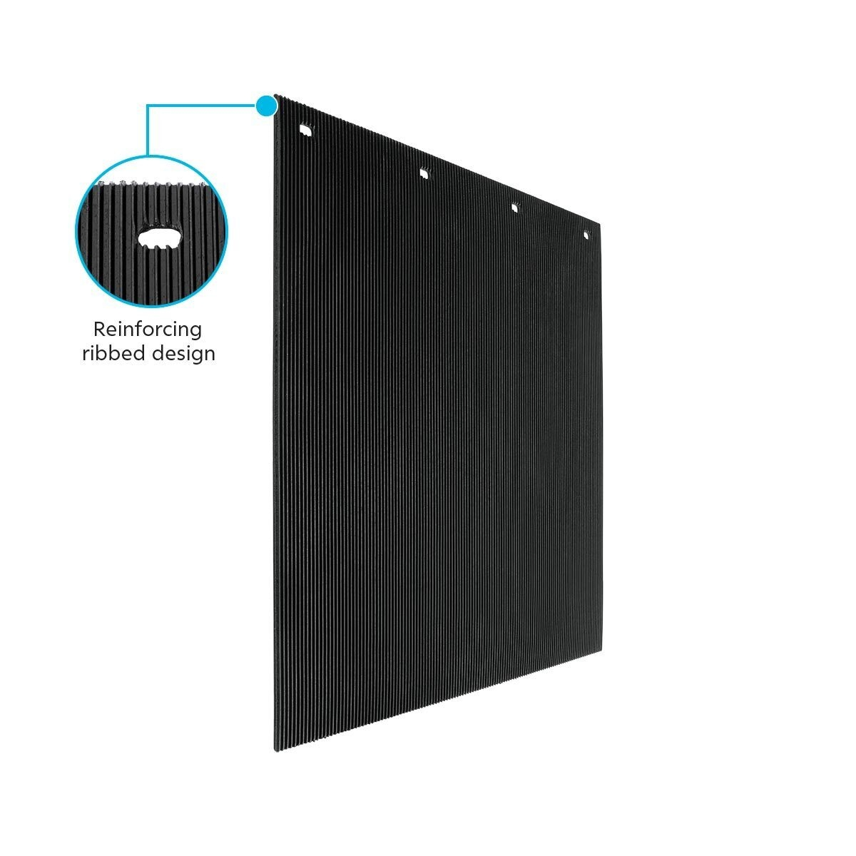 24" X 24" Black PROFLEX Mud Flap