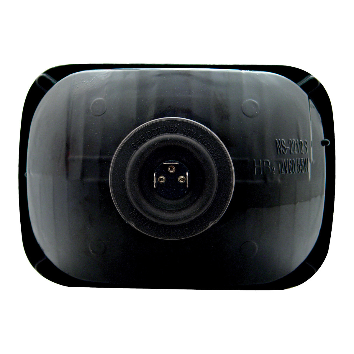 5" X 7" Crystal Rectangular Headlight, Glass Lens