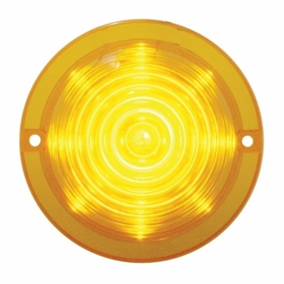 13 LED Beehive Truck-Lite Style Cab Light - Amber LED/Amber Lens