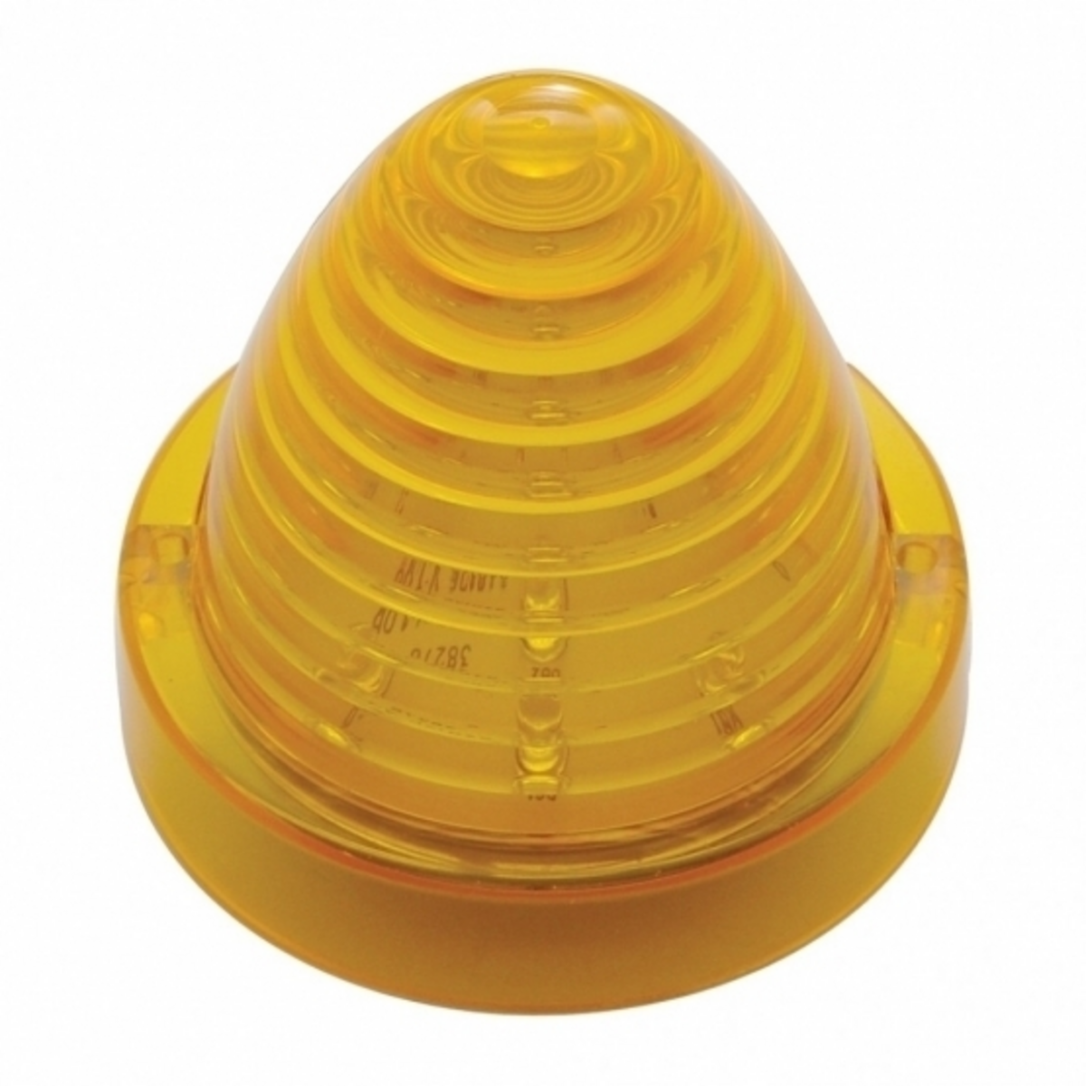 13 LED Beehive Truck-Lite Style Cab Light - Amber LED/Amber Lens