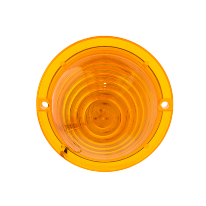 13 LED Beehive Truck-Lite Style Cab Light - Amber LED/Amber Lens