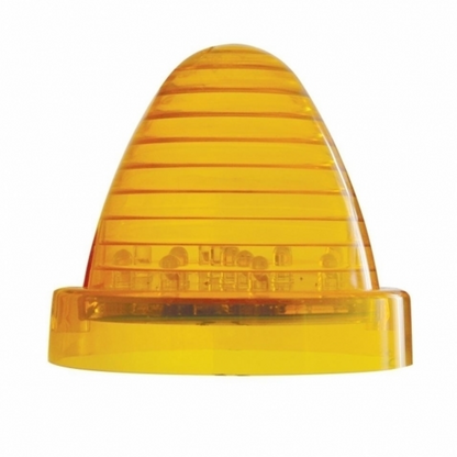 13 LED Beehive Truck-Lite Style Cab Light - Amber LED/Amber Lens