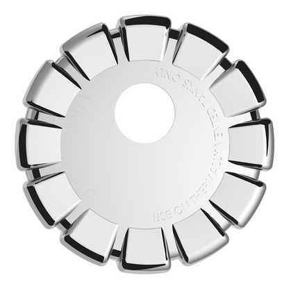Chrome Plastic Fuel Cap Cover For Kenworth - Locking