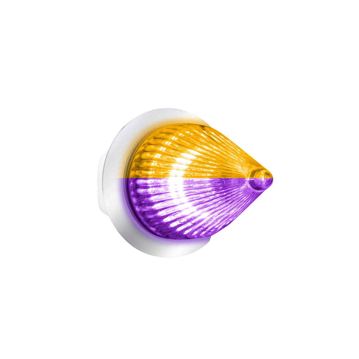 Double Fury 4 LED Dual Function 1-1/8" Spike Light-Amber & Purple LED