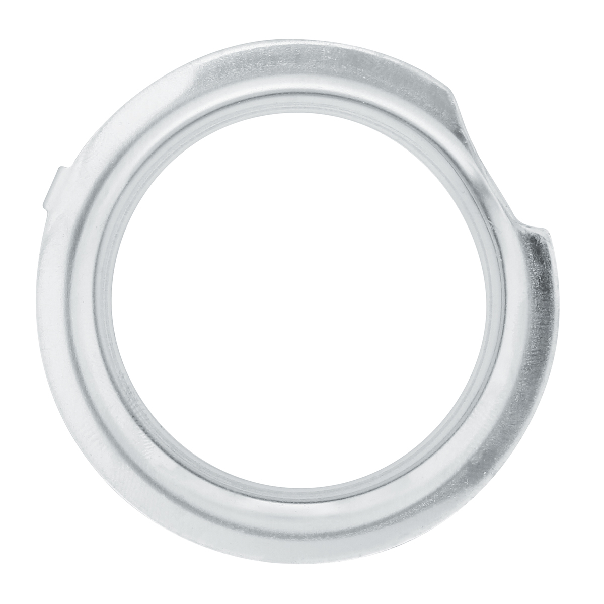 Dome Front Axle Cover With 33mm Standard Style Push-On Nut Covers - Chrome