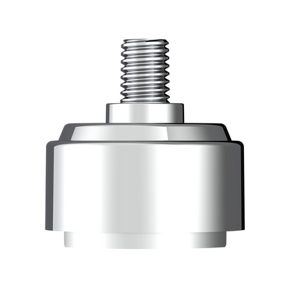 1/2"-13 Thread-On Shift Knob Mounting Adapter For Eaton Fuller Style 9/10 Shifter - Chrome (Bulk)