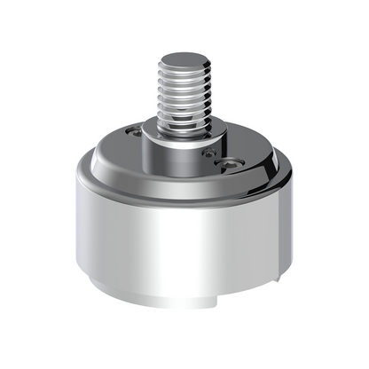 1/2"-13 Thread-On Shift Knob Mounting Adapter For Eaton Fuller Style 9/10 Shifter - Chrome (Bulk)