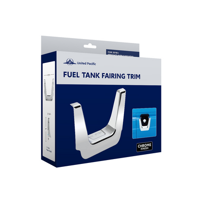 Chrome Plastic Fuel Tank Fairing Trim For 2018-2026 Freightliner Cascadia