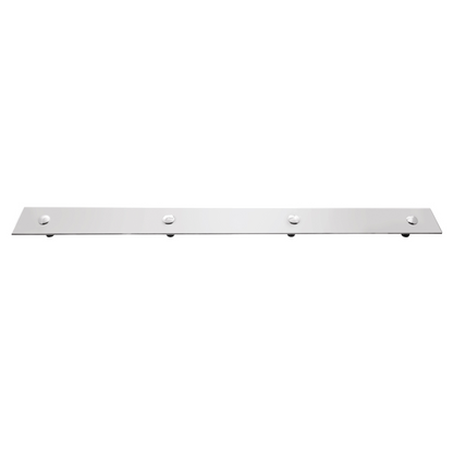 2" X 24" 304 Stainless Steel Top Mud Flap Plate - Bolt Thru
