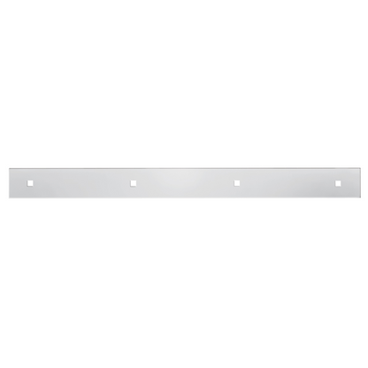 2" X 24" 304 Stainless Steel Top Mud Flap Plate - Bolt Thru