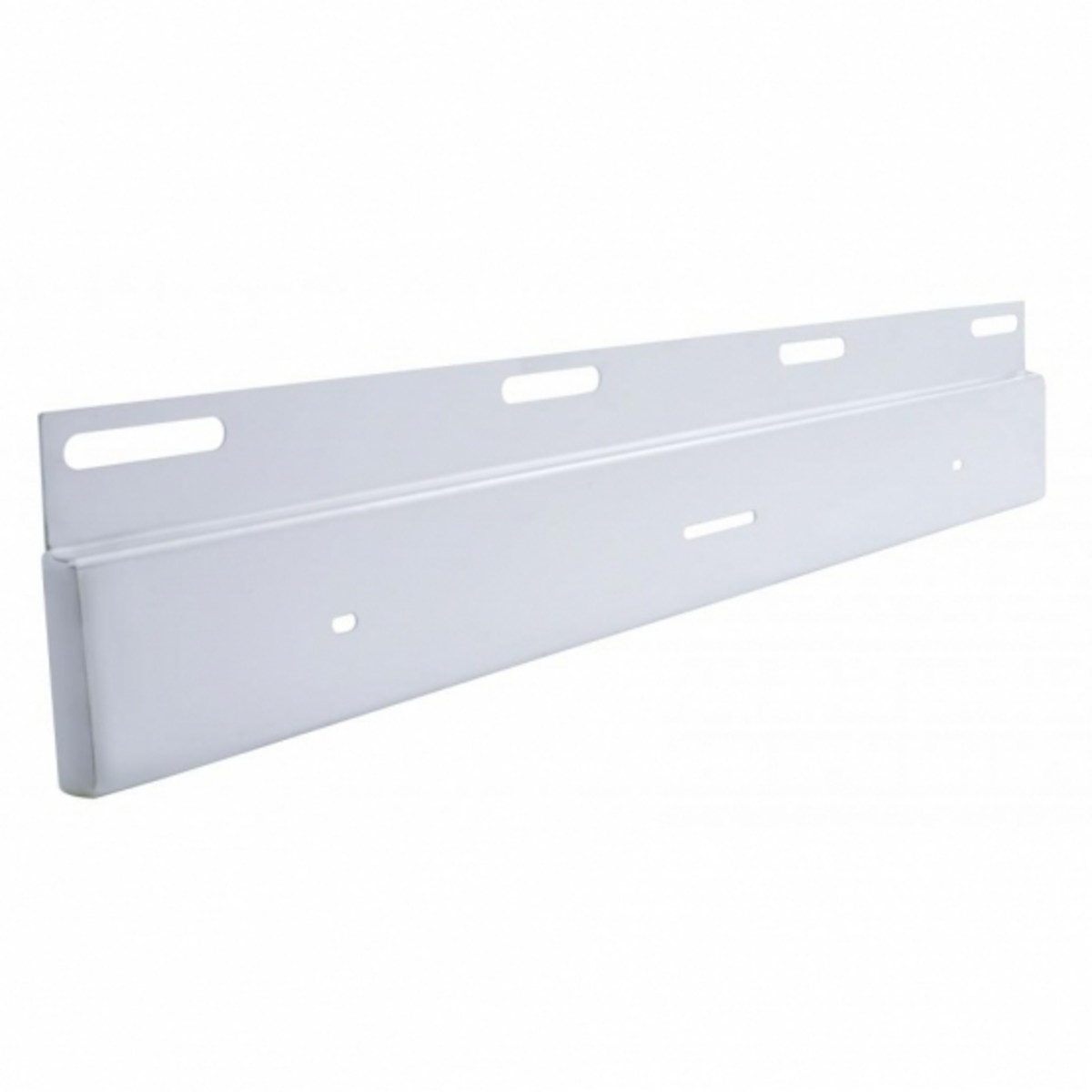 Stainless Top Mud Flap Plate - 17" Light Bar Cutout (Each)