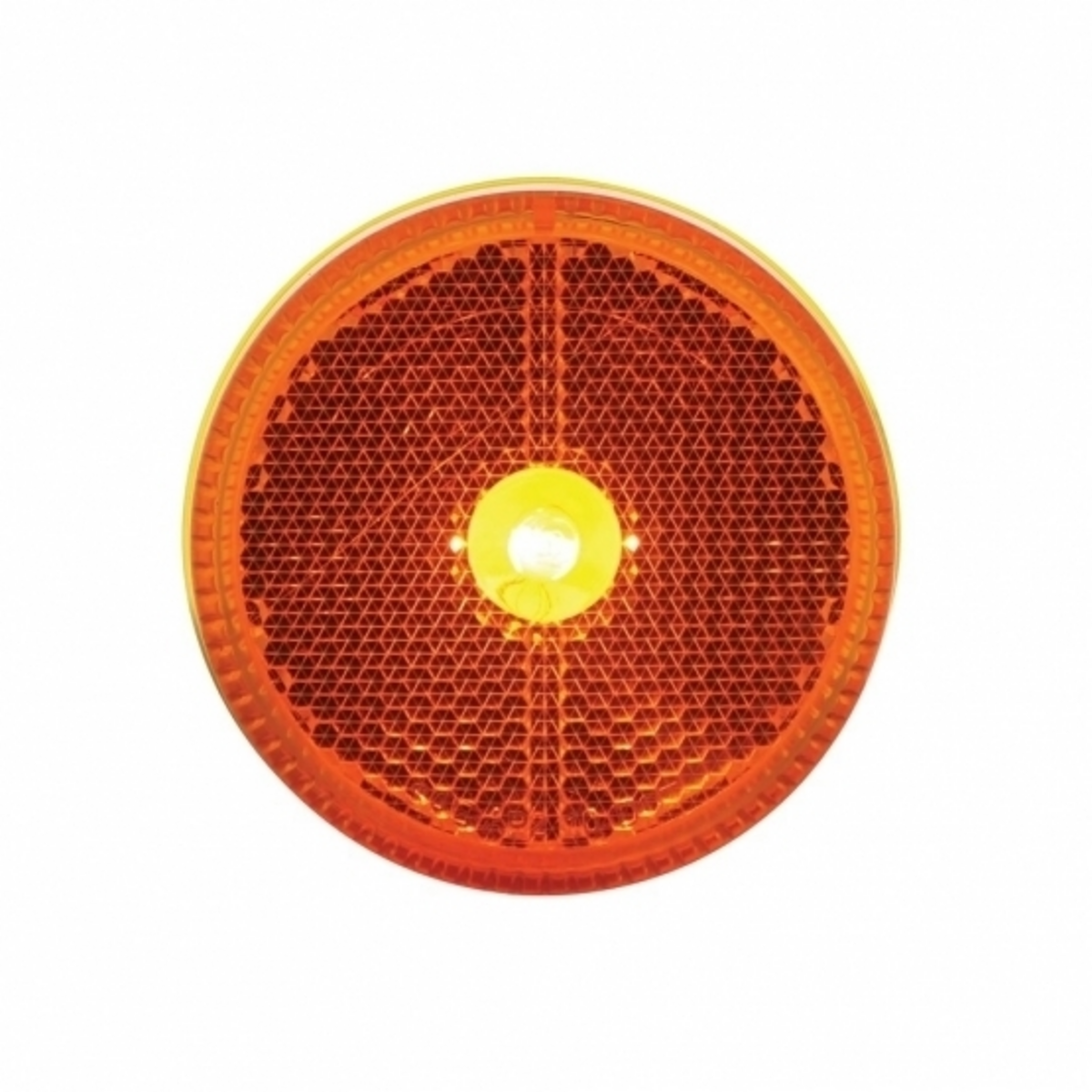 2.5" Round Reflectorized Light Kit (Clearance/Marker) - Amber Lens