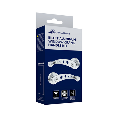 Billet Aluminum Window Crank Handle Kit (2-Pack)