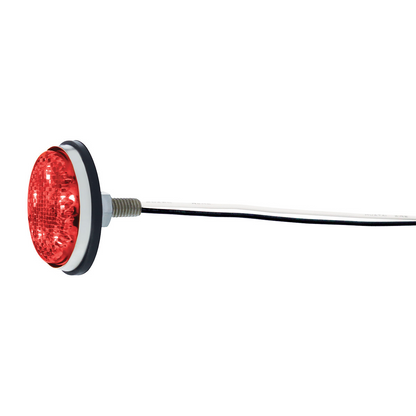 5 LED Tail Light Reflector For 1951-52 & 1956 Chevy Passenger Car, Red LED/Red Lens