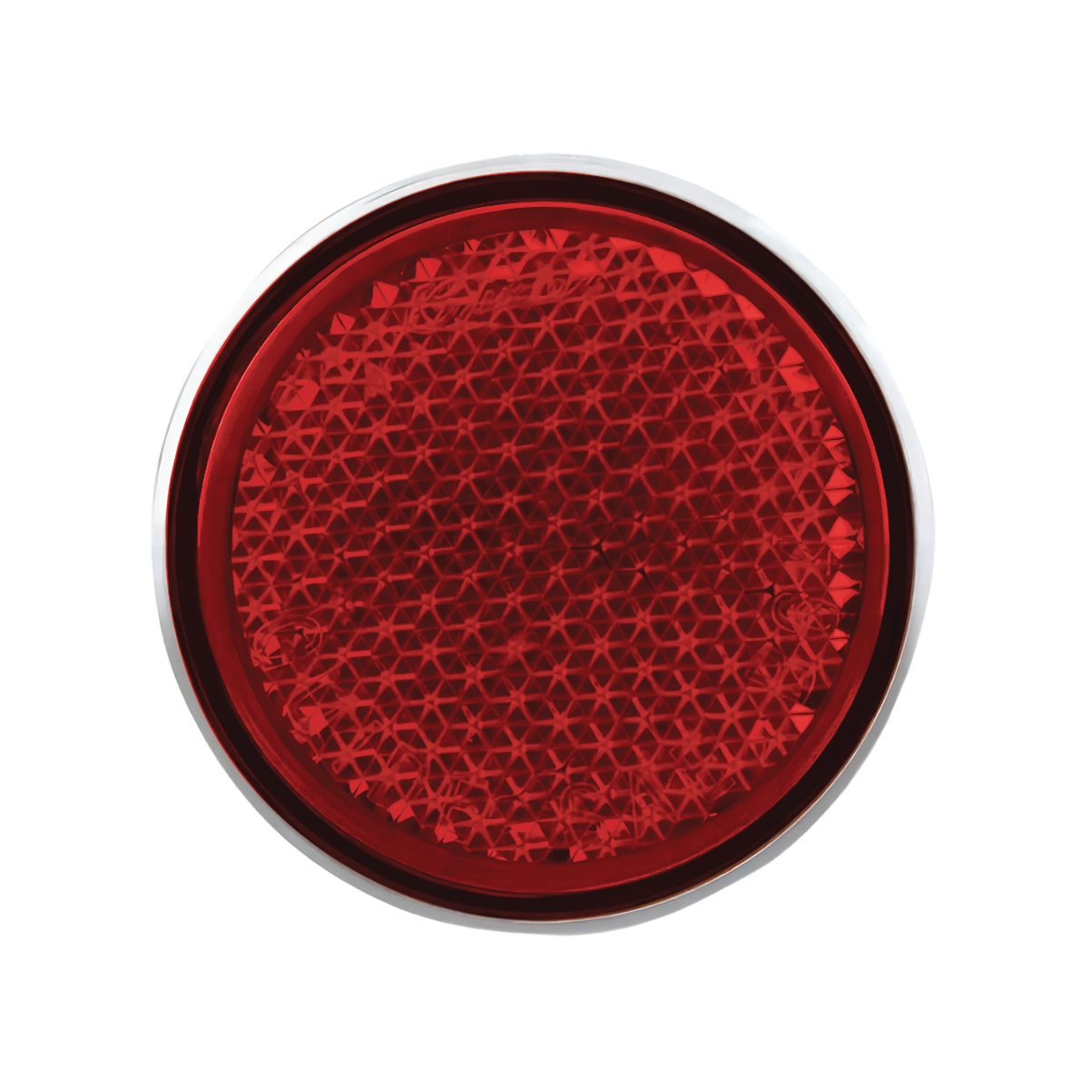 5 LED Tail Light Reflector For 1951-52 & 1956 Chevy Passenger Car, Red LED/Red Lens
