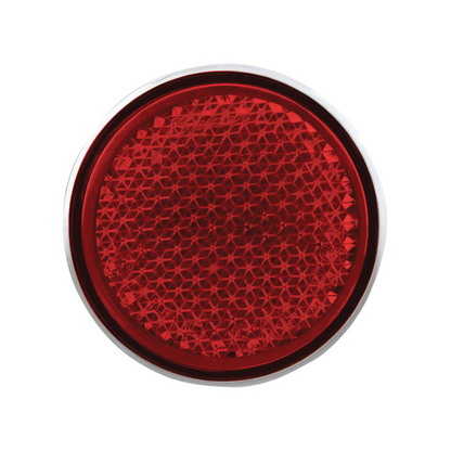 5 LED Tail Light Reflector For 1951-52 & 1956 Chevy Passenger Car, Red LED/Red Lens