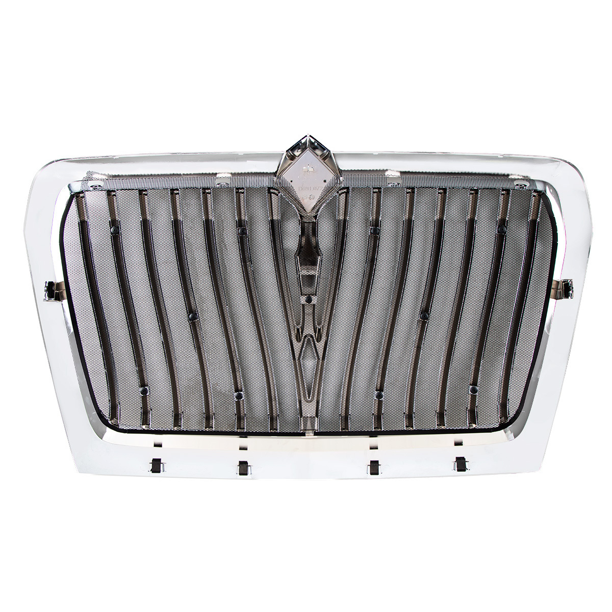 Chrome Curved Style Grille With Bug Screen For 2018-2026 International LT