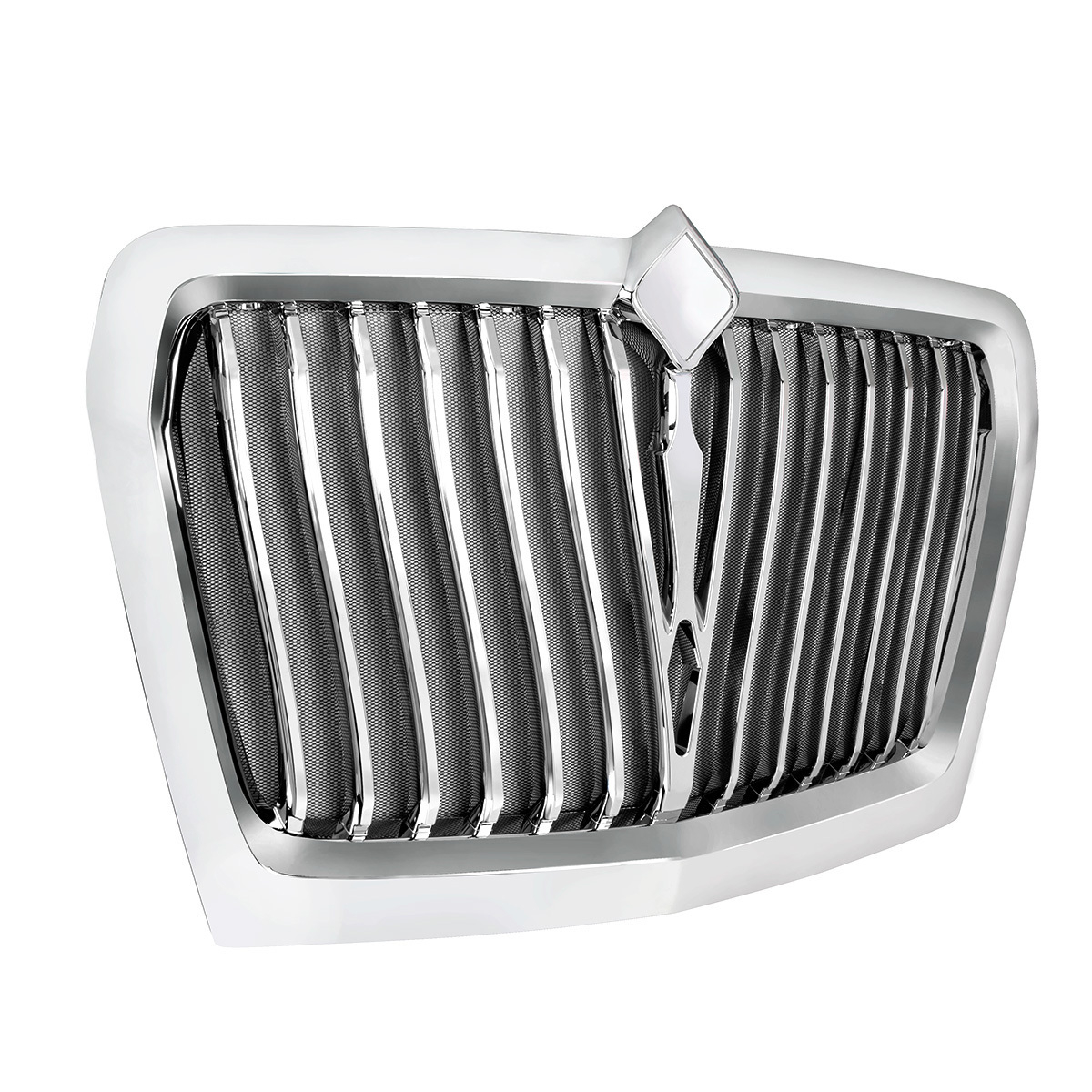 Chrome Curved Style Grille With Bug Screen For 2018-2026 International LT