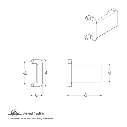 Light & CB Antenna Bracket For 2018-2026 Freightliner Cascadia - Driver