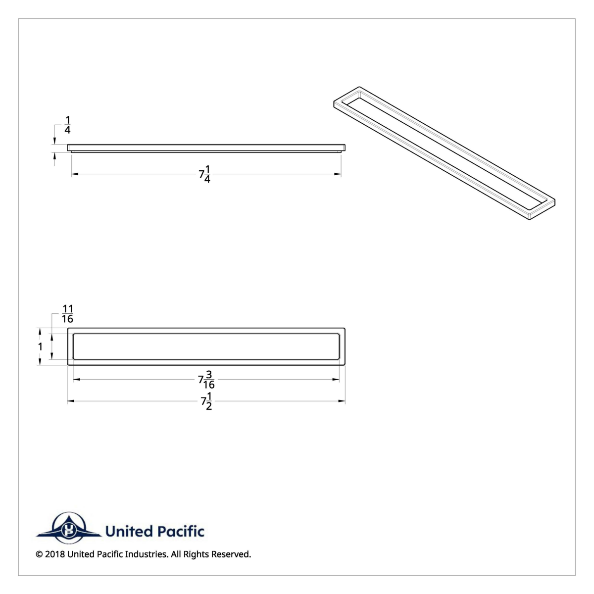 Chrome Plastic Vertical Warning Light Panel Bezel For 2000-2010 International 9900/9400/9300/9200