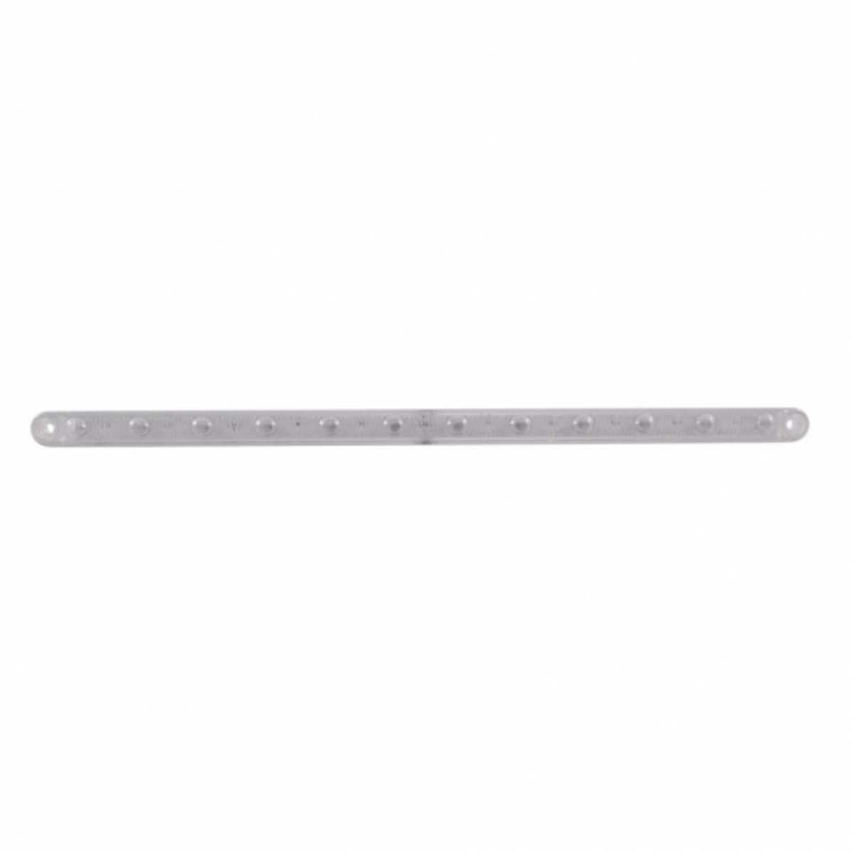 12 LED 12" Ultra Slim Light Bar Only (Turn Signal) - Amber LED/Clear Lens (Bulk)