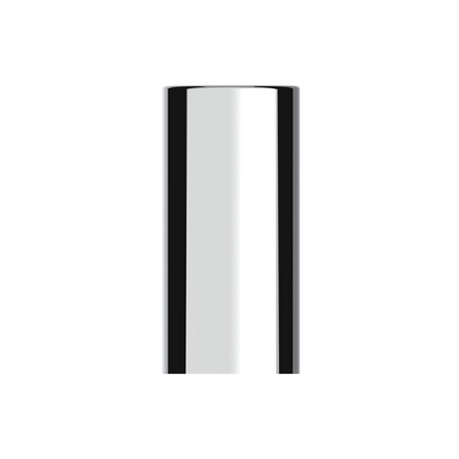 33mm X 4-1/4" Chrome Plastic Tall Cylinder Nut Cover - Thread-On (Bulk)