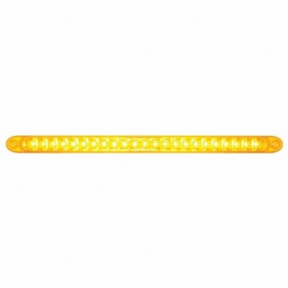 23 SMD LED 17-1/4" Reflector Turn Signal Light Bar Only - Amber LED/Amber Lens (Bulk)