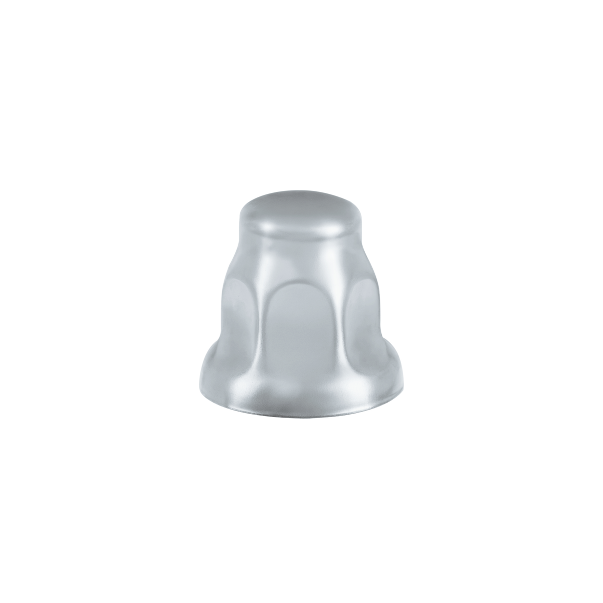 32mm X 2" Chrome Steel Tall Nut Cover With Flange