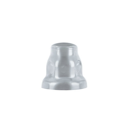 32mm X 2" Chrome Steel Tall Nut Cover With Flange