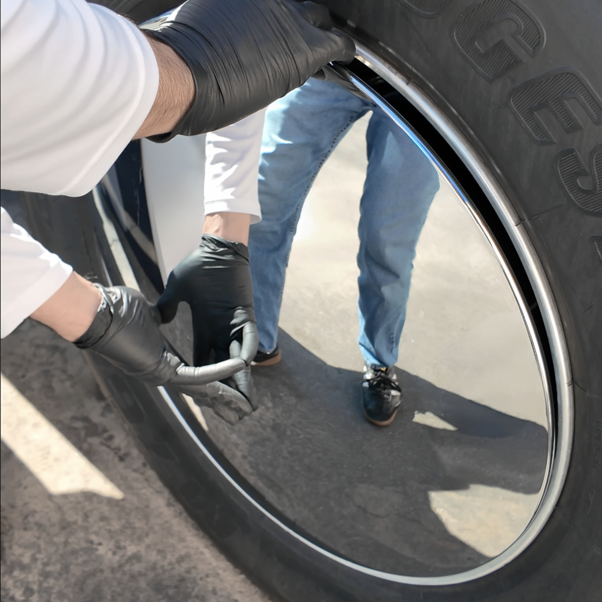 Aero Full-Moon Rear Axle Cover Kit - Chrome