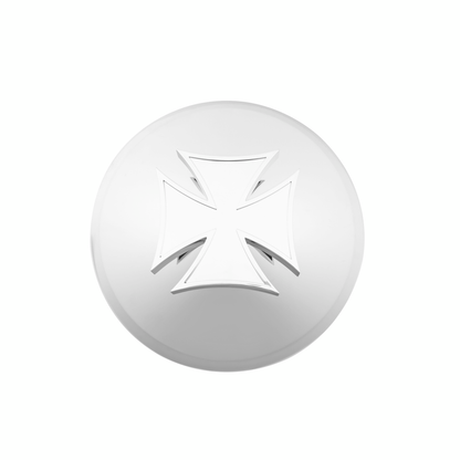 Chrome Cover With Iron Cross Spinner For UP Rear Axle Cover (Bulk)
