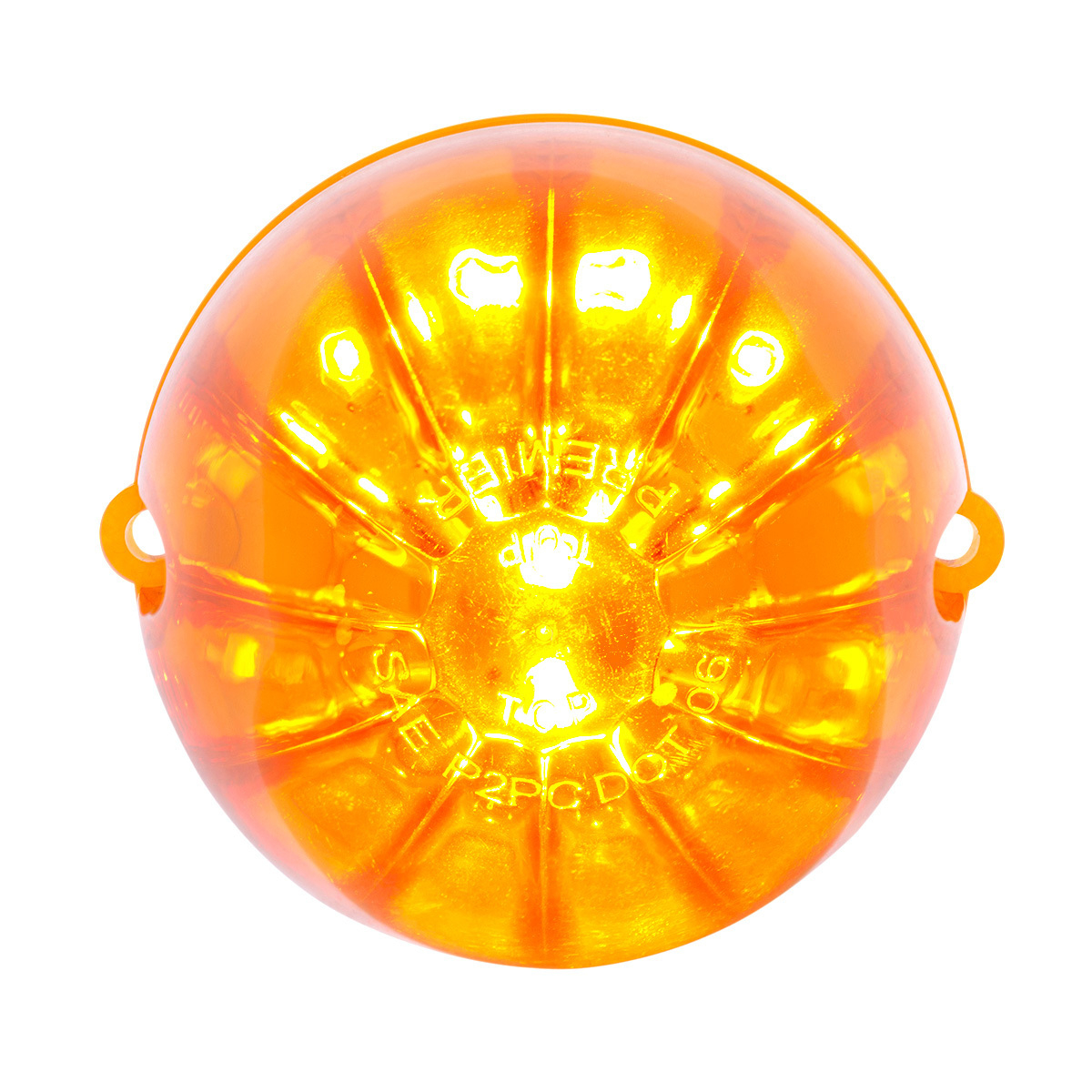 19 LED Watermelon Grakon 1000 Cab Light - Amber LED/Amber Lens
