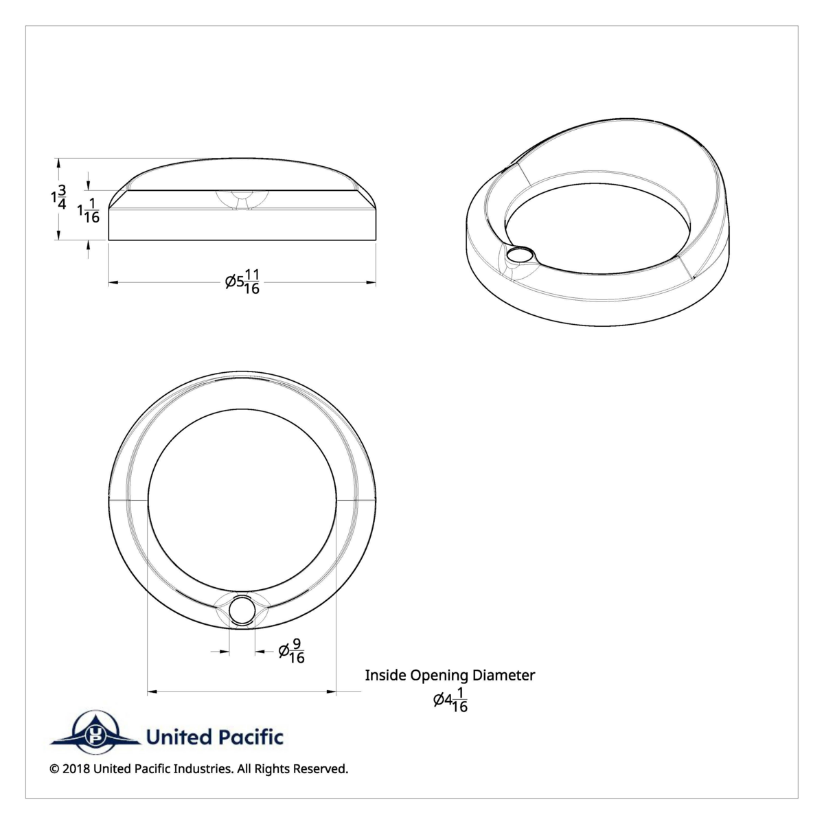 Signature Series Speed/Tachometer Gauge Cover With Visor For Kenworth - Clear Crystal