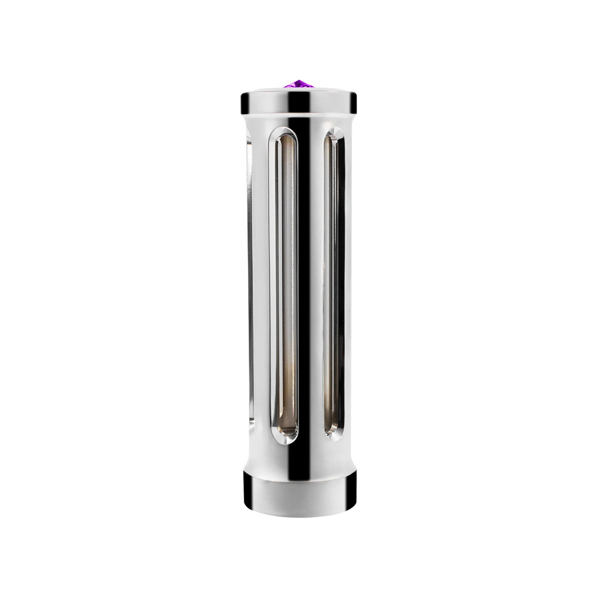 M30X3.5 Thread-On Sonoma Gearshift Knob-Purple Crystal/Chrome