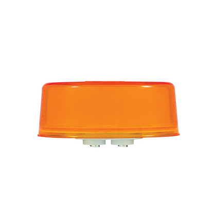 GloLight 9 LED 2.5" Round Clearance/Marker Light - Amber LED/Amber Lens (Bulk)