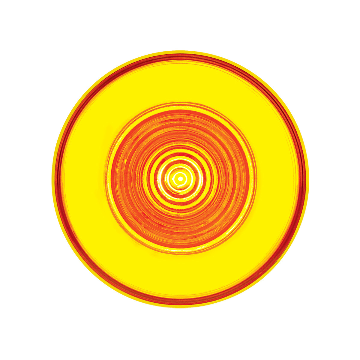 GloLight 9 LED 2.5" Round Clearance/Marker Light - Amber LED/Amber Lens (Bulk)