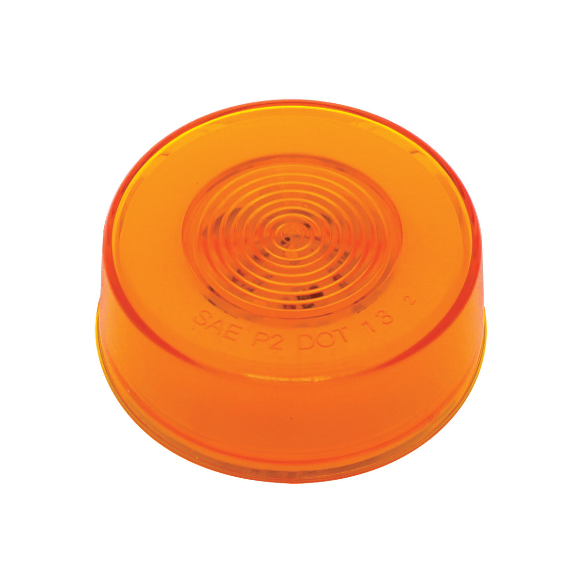GloLight 9 LED 2.5" Round Clearance/Marker Light - Amber LED/Amber Lens (Bulk)