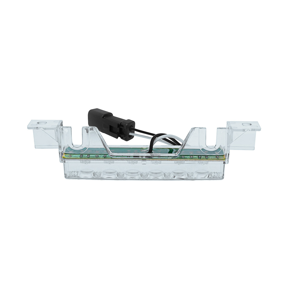 6 LED Competition Series Exterior Visor Light For 1996-2024 Volvo VNL-Amber LED/Clear Lens