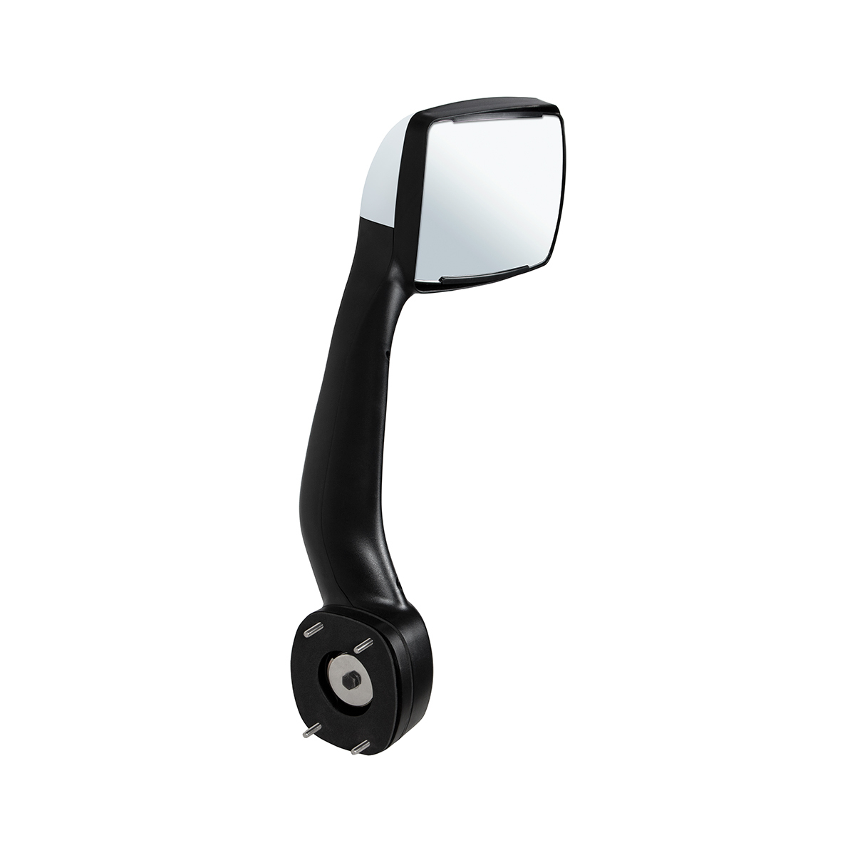 Chrome Hood Mirror For 2013-2021 Kenworth T680 & 2012-2021 Peterbilt 579-Passenger