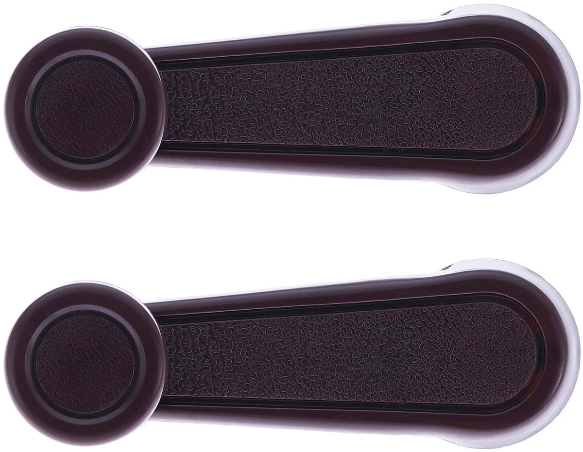Window Crank Handle (2pcs) Plastic, Metal Red for 1984-2026 Toyota Land Cruiser; 1988-2026 Toyota Corolla