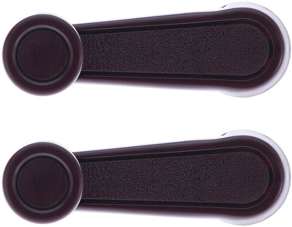 Window Crank Handle (2pcs) Plastic, Metal Red for 1984-2026 Toyota Land Cruiser; 1988-2026 Toyota Corolla